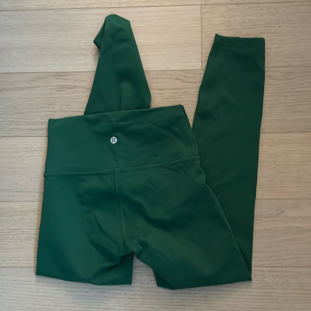 Lululemon Green Leggings Size 4